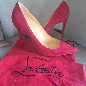 Authentic Christian Louboutin size 39 Kate Red Heels